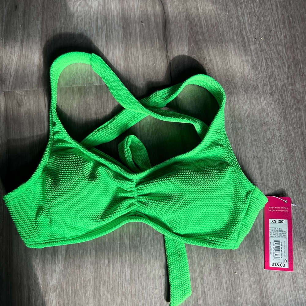 Bright Green Bathing Suit Top